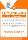 Noticias Desativadas devido as Normas Eleitorais